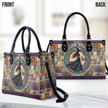 Beautiful Witch - Personalized Witch Leather Handbag