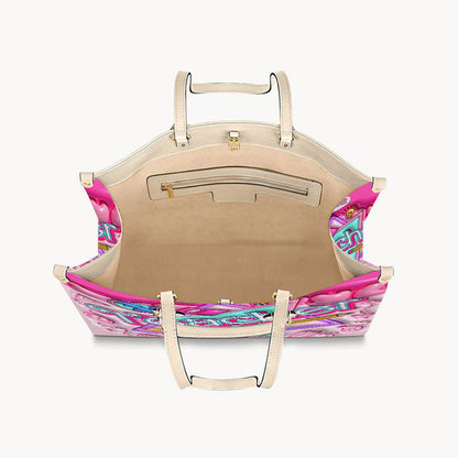 Pink Inflated - Personalized Teacher Leather Handbag