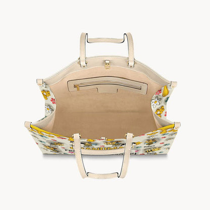 Grandma's Reasons To Bee Happy - Personalized Grandma Leather Handbag