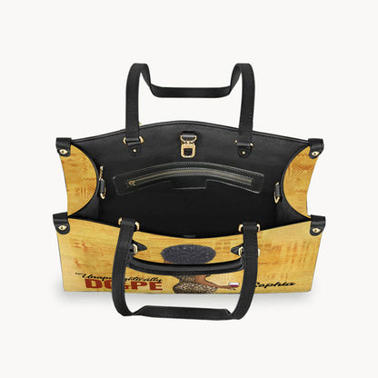 Unapologetically Dope - Personalized African American Leather Handbag