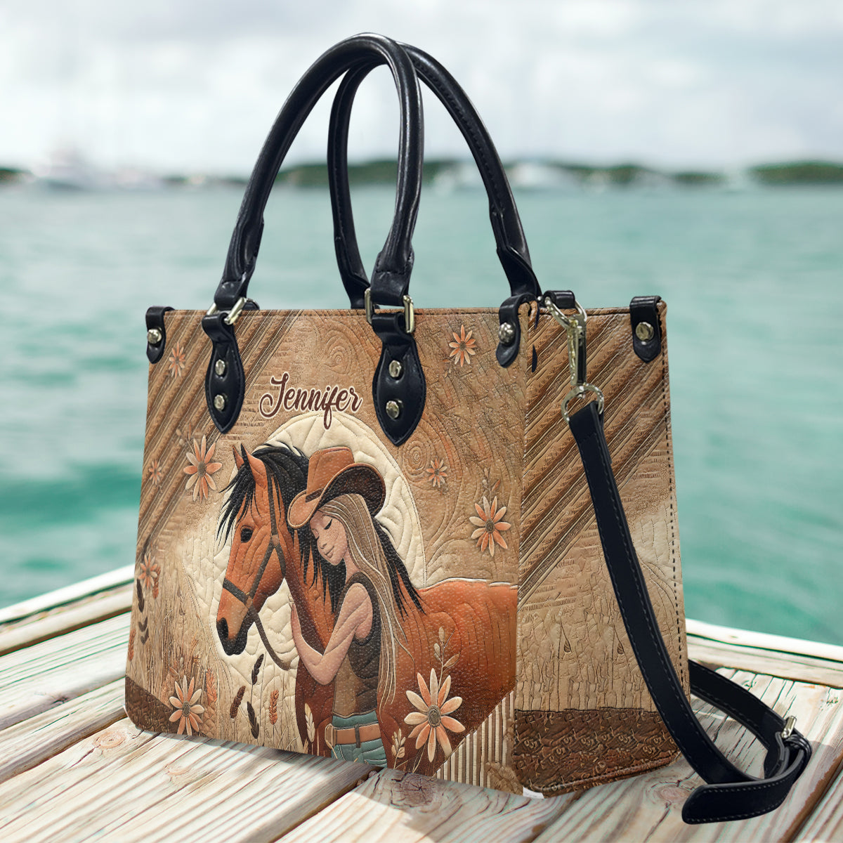 Horse Lovers - Personalized Horse Leather Handbag