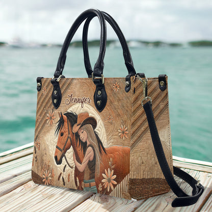 Horse Lovers - Personalized Horse Leather Handbag