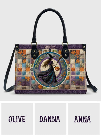 Beautiful Witch - Personalized Witch Leather Handbag