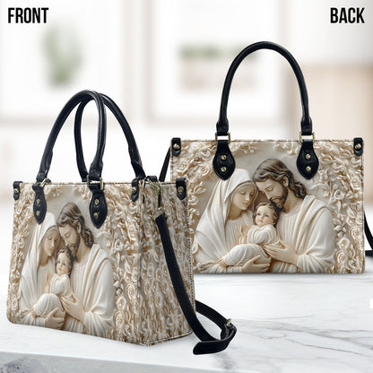 The Holy Family - Christian Leather Handbag