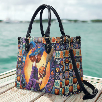 Beautiful Witch - Personalized Witch Leather Handbag