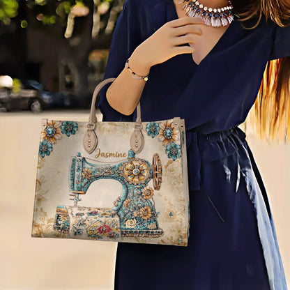 Lorva Personalized Sewing Leather Bag Baroque Bloom