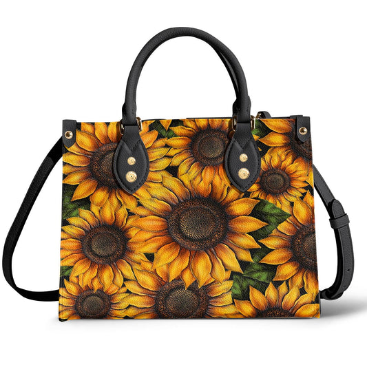 Leather Bag Sunlit Elegance