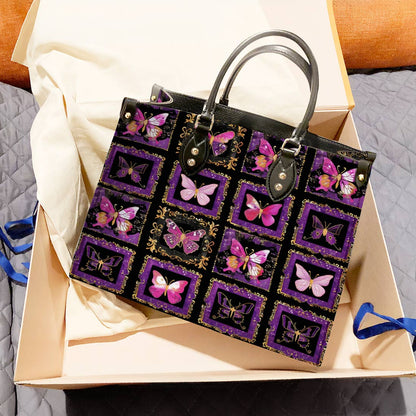 Leather Bag Gorgeous Butterfly Tapestry