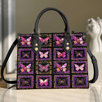 Leather Bag Gorgeous Butterfly Tapestry