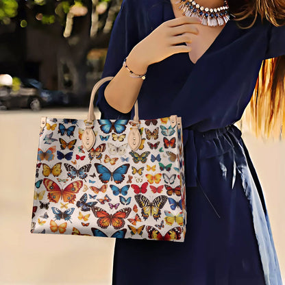 Leather Bag Butterfly Kaleidoscope