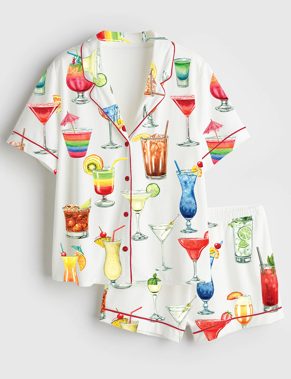 Women's Cocktails Drinking Pajama Set