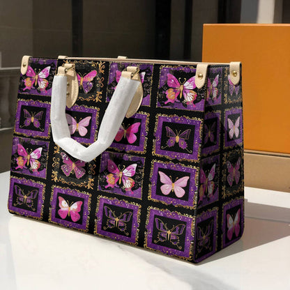 Leather Bag Gorgeous Butterfly Tapestry