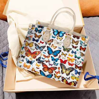 Leather Bag Butterfly Kaleidoscope