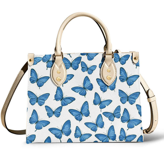 Butterfly Leather Bag Springtime Flutter