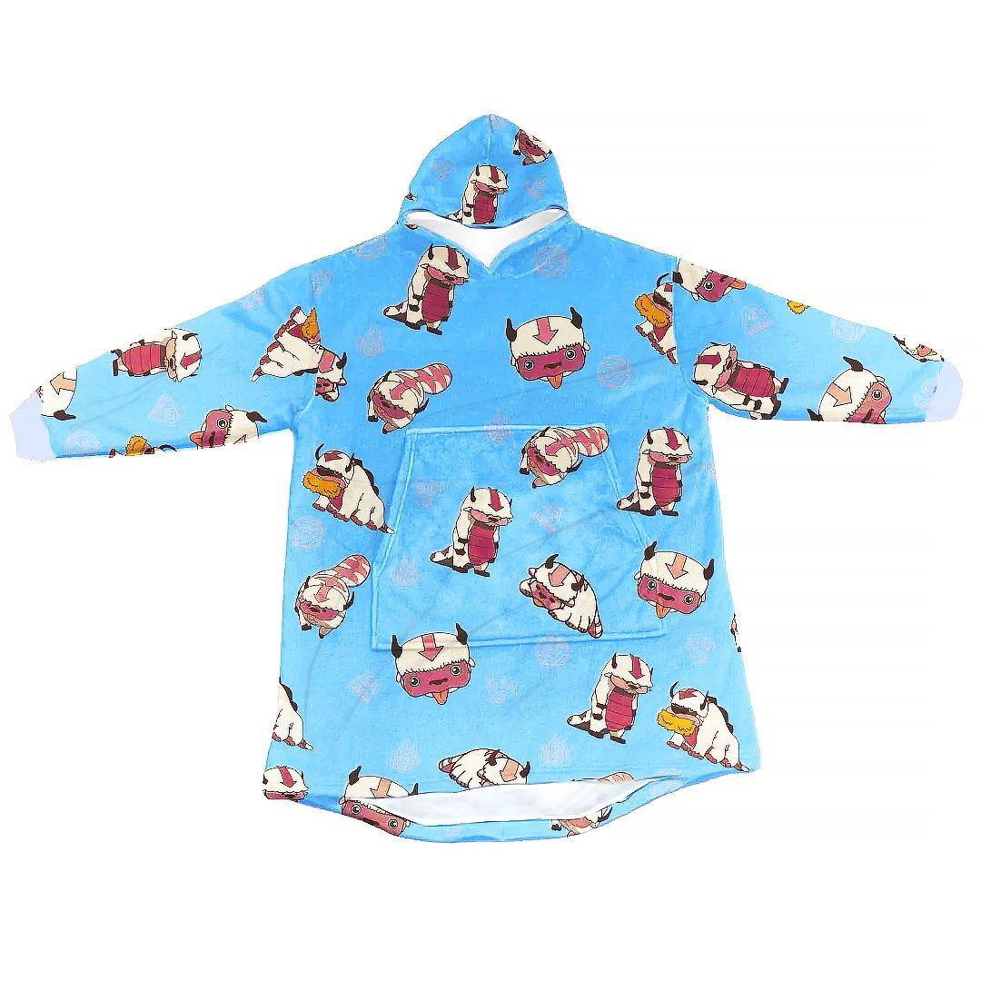 Flying Bison Hoodie Blanket