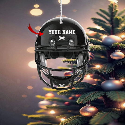 Football Custom Ornament, Christmas gift for football lover_Style 4_Pack 10 (35% OFF) 1 -1, Ornament Decoration, Ornament For Gift, Ornament Christmas