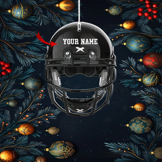 Football Custom Ornament, Christmas gift for football lover_Style 4_Pack 10 (35% OFF) 1 -1, Ornament Decoration, Ornament For Gift, Ornament Christmas