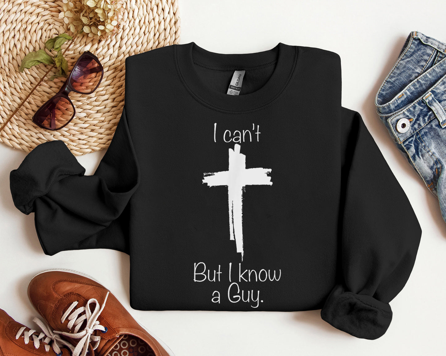 I Can't But I Know A Guy Christmas T-shirt, Christmas For Gift, Sweatshirt Christmas, Christmas Gift
