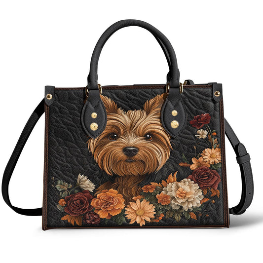 Yorkie Leather Bag Vintage Sweetheart