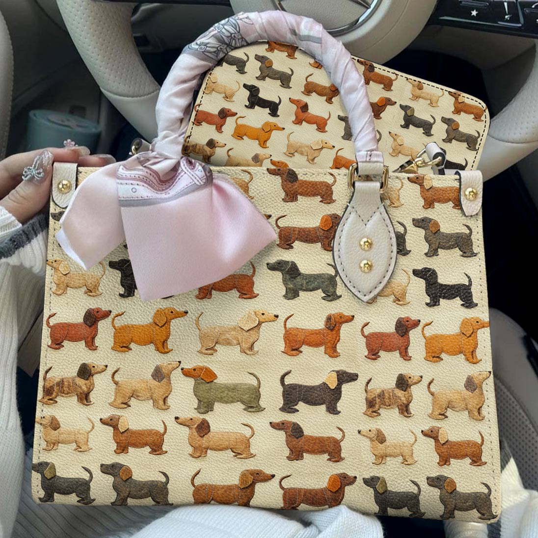 Leather Bag Dachshund Breed