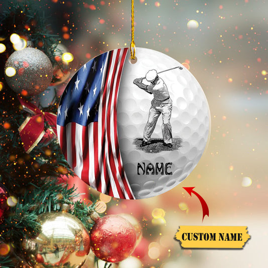Golf Man Shaped Ornament - Ornaments Gift Golf Lovers, Ornament Decoration, Ornament For Gift, Ornament Christmas