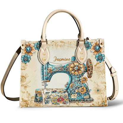 Lorva Personalized Sewing Leather Bag Baroque Bloom