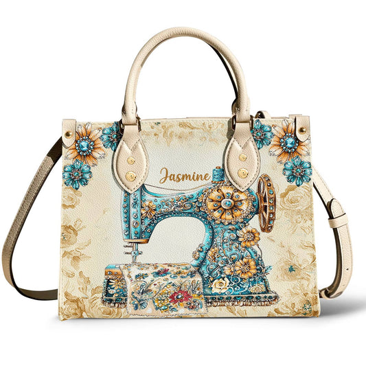 Lorva Personalized Sewing Leather Bag Baroque Bloom
