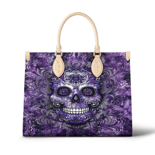Leather Bag Mandala Sugar Skull