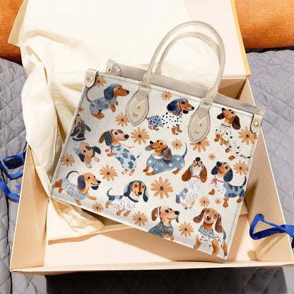 Dachshund Leather Bag Daisy Doxie