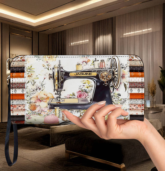 Lorva Personalized Sewing Leather Bag Vintage Bloom