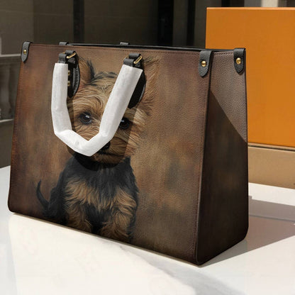 Yorkie Leather Bag My Soul