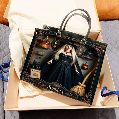 Personalized Leather Bag Beautiful Witch Life
