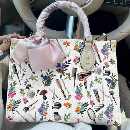Leather Bag Hairstylist’s Elegance