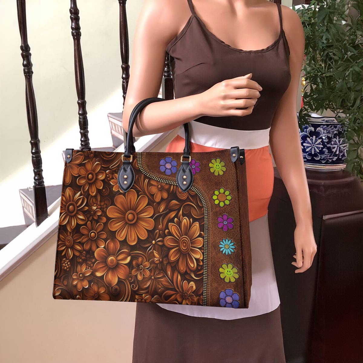 Leather Bag Hippie Soul Love