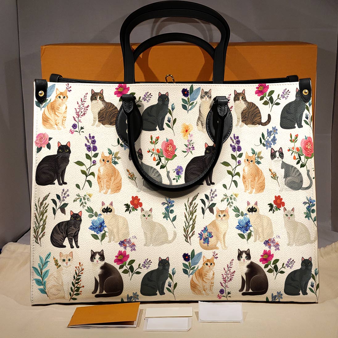 Leather Bag Whisker Wonderland