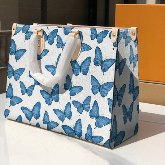 Butterfly Leather Bag Springtime Flutter