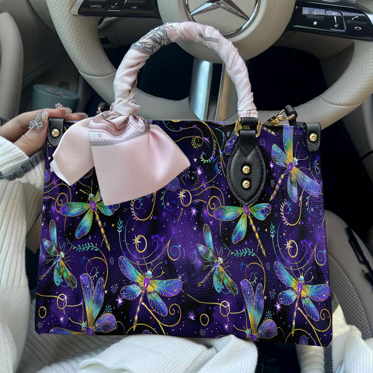 Dragonfly Leather Bag Mystic