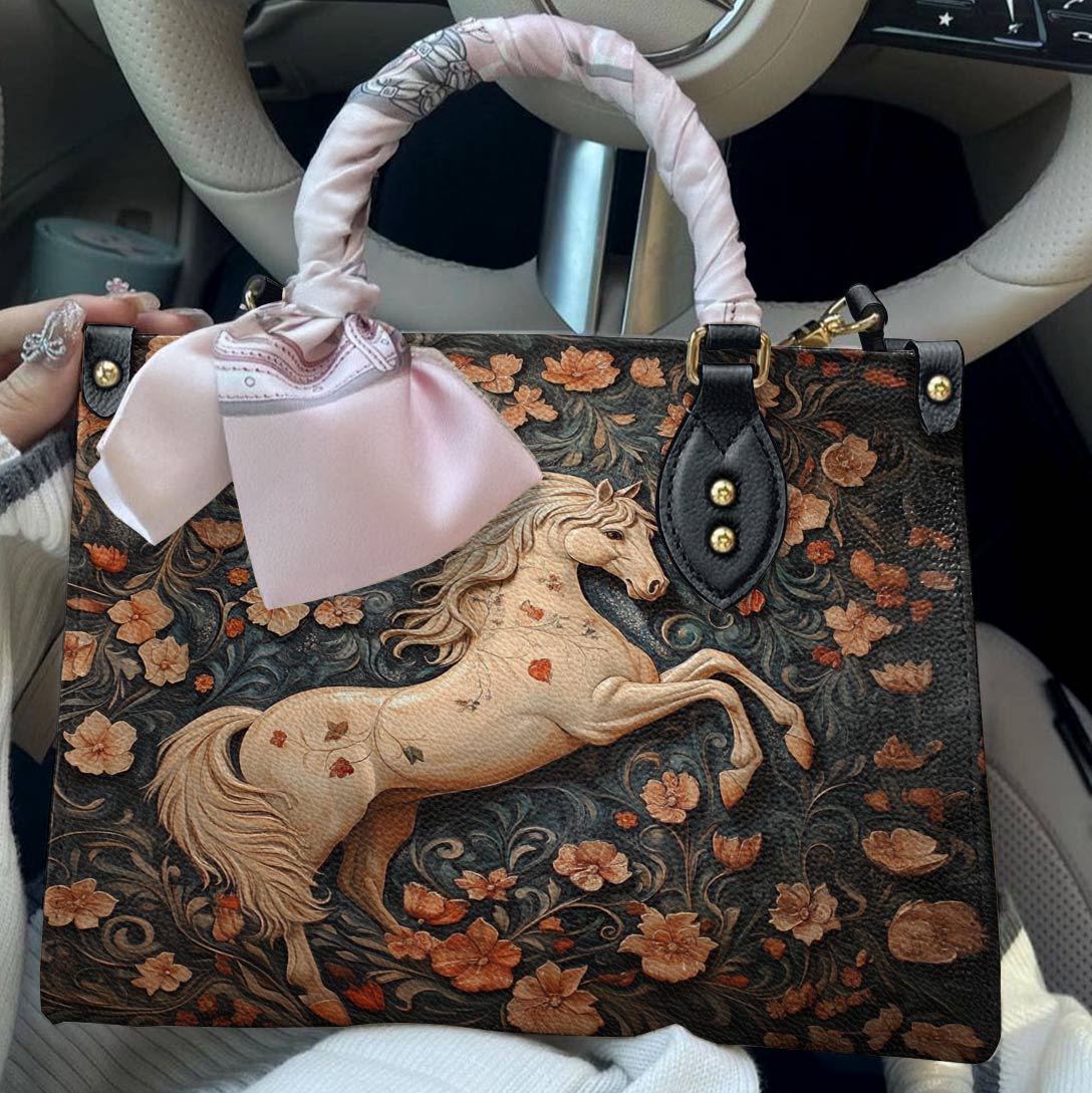 Horse Leather Bag Rustic Grace