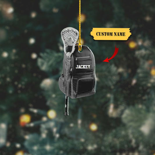 Hockey Bag Christmas acrylic Ornament, hockey Xmas ornament, Christmas decor, Ornament Decoration, Ornament For Gift, Ornament Christmas