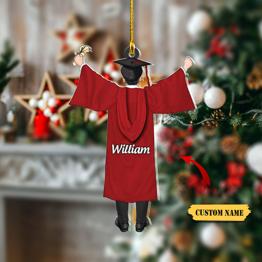 HomeDesign Personalized Graduation Gown Ornament Gifts for Graduate, Graduation Ornaments Class of 2023, Graduation Christmas Ornament, College Christmas Ornament Tree Hanging2, Ornament Decoration, Ornament For Gift, Ornament Christmas