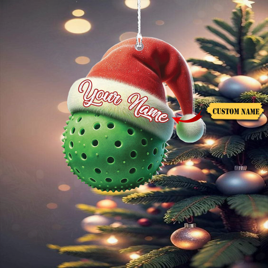 HomeDesign Personalized Pickleball Ornament 2023, Pickleball Paddles, Pickle Baller Sport Gifts Pickleball Ornament Christmas Tree 1 - Copy (6), Ornament Decoration, Ornament For Gift, Ornament Christmas