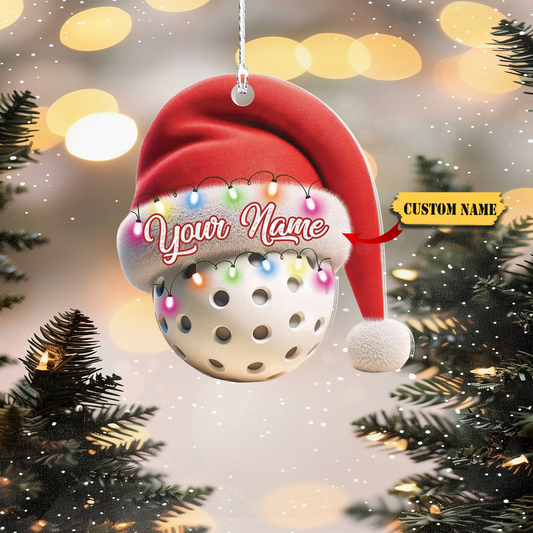 HomeDesign Personalized Pickleball Ornament 2023, Pickleball Paddles, Pickle Baller Sport Gifts Pickleball Ornament Christmas Tree 1 - Copy (7), Ornament Decoration, Ornament For Gift, Ornament Christmas