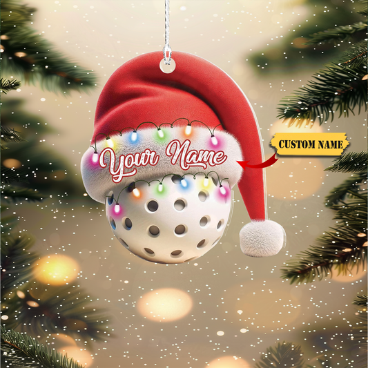 HomeDesign Personalized Pickleball Ornament 2023, Pickleball Paddles, Pickle Baller Sport Gifts Pickleball Ornament Christmas Tree 1 - Copy (7), Ornament Decoration, Ornament For Gift, Ornament Christmas