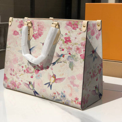 Hummingbird Leather Bag Flight of Spring