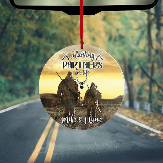 Hunting Ornament Custom Ornament Hunting Partners For Like, Ornament Decoration, Ornament Christmas - TeeZworldVN