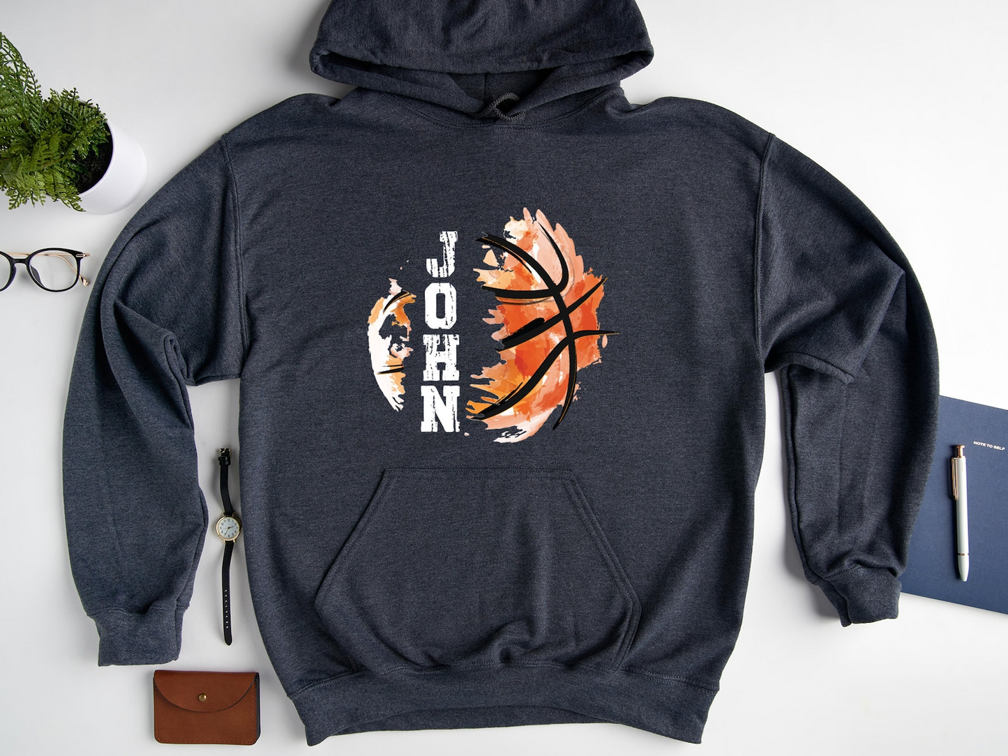 Personalized Basketball Hoodie, Basketball Team Hoodie, Basketball Player Name Hoodie, Custom Basketball Sweatshirt, Basketball Gift