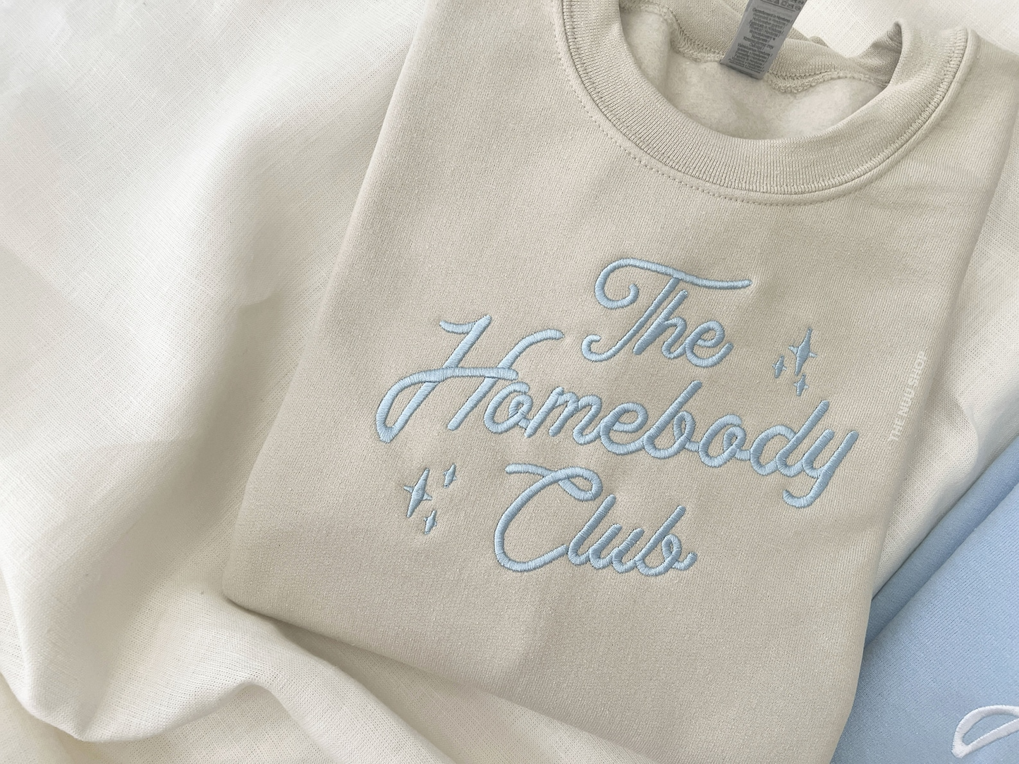 The Homebody Club Sweatshirt - Embroidered Sweater - Soft Sweater - Introvert Sweatshirt - Gift for Him - Gift for Her - Homebody Shirt