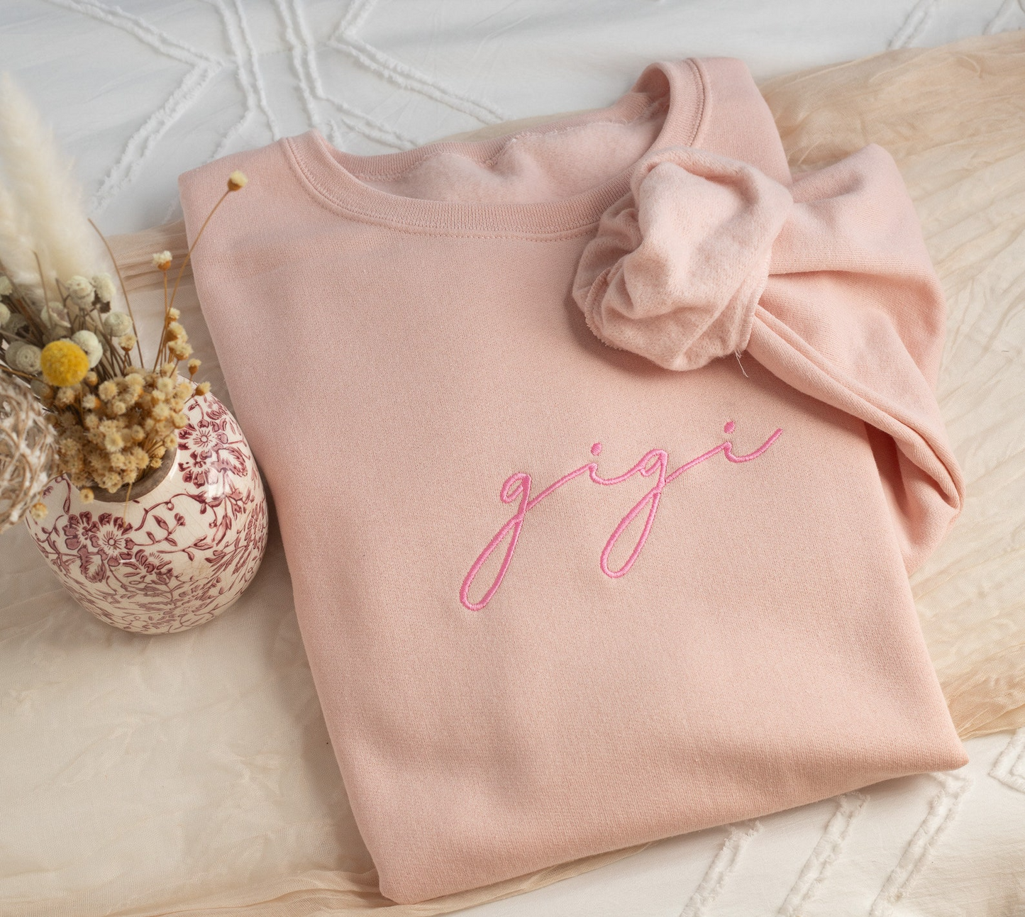 Embroidered Gigi Sweatshirt, Personalized Gifts For Gigi, Gigi Gift