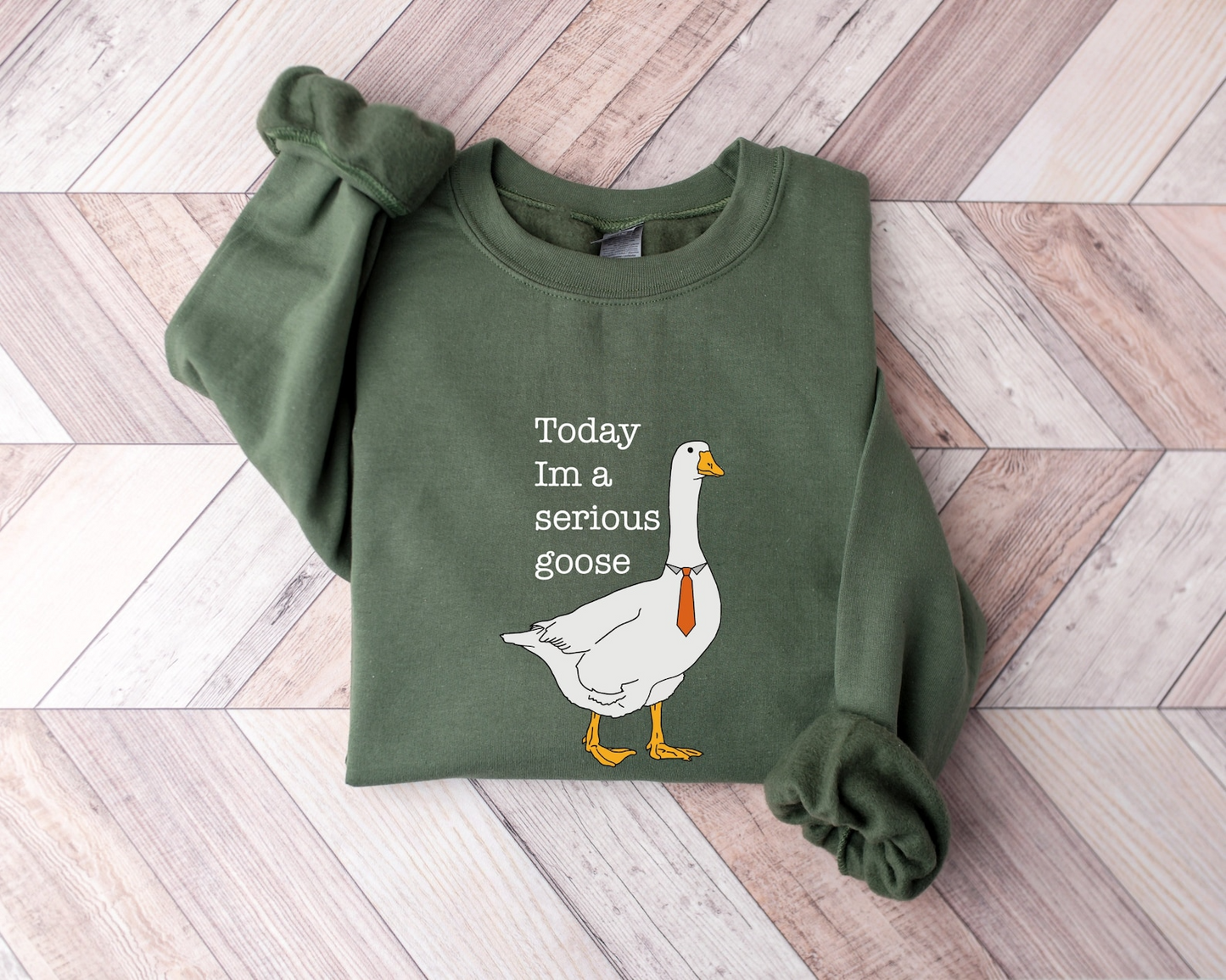Today I'm A Serious Goose Sweatshirt, Serious Goose Hoodie, Crewneck Sweatshirt For Women, Shirts for Men, Funny Sweatshirt, Gift For Her