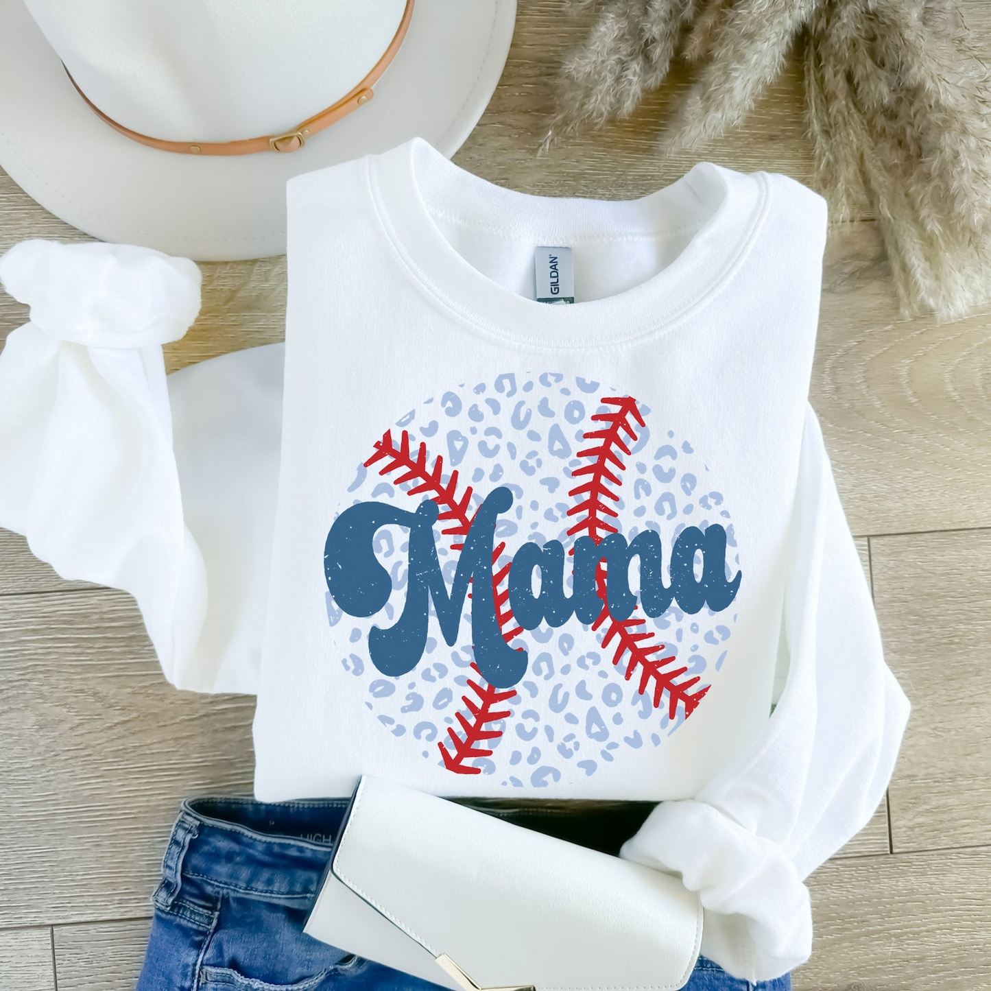 Popular Baseball Mama Sweatshirt, Leopard Baseball Mama Sweater, Baseball Mama Shirt, Baseball Lover Mother Day Gift, Trendy Mother Day Gift